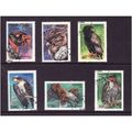 TANZANIA 1994 BIRDS OF PREY SG 1847 / 1852 6 VA...