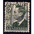 Australia 1951 King George VI 3d Used Stamp. No...