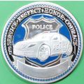 Police Officer Prayer. Challenge Coin. 1.50" Si...