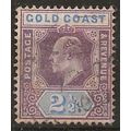 Gold Coast 1906 SG52 2 1/2d Dull Purple & Ultra...