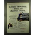1990 Toyota Genuine Parts Ad - Doing it Yourself