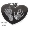 New Personalised Baby Hand Footprint Stainless ...
