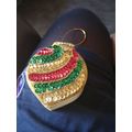 Vintage Fabric Christmas Gift Box