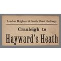 LONDON BRIGHTON & SOUTH COAST RAILWAY LUGGAGE L...