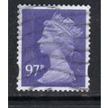 GB 2014 QE2 97p Bluish Violet security Machin (...