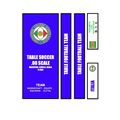 Table Football Subbuteo Box Label Italy 1978