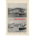 Chile, Valparaiso in Civil War 1851, Book Illus...