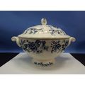Vintage Blue Peony Japan Handpainted Porcelain ...