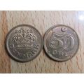 Denmark 2005 50 Ore Coin