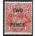 Australia 1930 SG119 2d on 1 1/2d Golden Scarle...