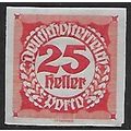 Po Mi 97 (*): 25 h. red Postage Due Stamp: Nume...