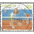 AUSTRALIA, SPORT, Tennis, blue 1990, 20c, #6