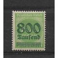 Germany.SG300 800T on 500m Green.Mounted Mint.N...