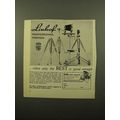 1961 Linhof Professional Tripods Ad - Only the Best