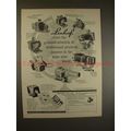 1961 Linhof Camera Ad - Greatest Selection Precission!!