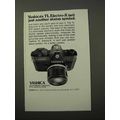 1972 Yashica TL Electro-X Camera Ad - Status Sy...