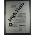 1980 Dreyfus Liquid Assets Ad - High Yields