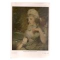A LADY by Lawrence unused vintage postcard Wall...
