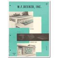 W F DECKER INC 1957 fiberglas sandwich walls sk...
