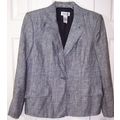 NWT Style & Co. Collection Black/White Lined Li...