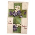 A GLAD EASTERTIDE, used antique postcard 1910 p...