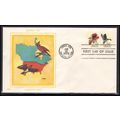 FDC W Covers 1757a 13c Cardinal 1757b Mallard (...