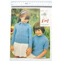 Vintage: Emu 6159 girl's twin set, DK