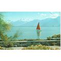 Switzerland Postcard 1972 - Lac Leman et les De...