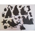 Tattered Lace Christmas Gonks Die Cuts in Black