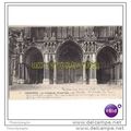 CHARTRES, LA CATHEDRALE, PORTAIL SUD, DETAIL, F...