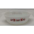 Vintage Fire King 467 White Milk Glass Baking D...
