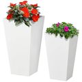 Set of 2 Modern Lightweight Outdoor Patio Flowe...
