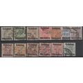 Mi: 258/70 used 1919 Wurttemberg Cat € 80