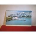 from the air, TENBY, PEMBROKESHIRE, WALES unuse...