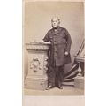 VICT. CDV PHOTO -SMART MAN. PILLAR/BOOK BY INSK...