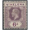St Helena 1912 SG84 6d Dull & Deep Purple Mount...