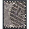 1856 SG69 6d Deep Lilac Wmk Emblems Fine Used ....