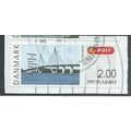 DEN (S/A) LABEL 2.00KR 'FAROBRUNN' FINE USED (E...