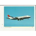 Aviation BRITISH AIRWAYS BOEING 747 Postcard by...