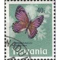 TANZANIA, BUTTERFLY, Rosa's Tree Nymph, Sallya rosa, green-grey 1973, 40c, #4