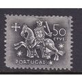 PORTUGAL 1953 50c KNIGHT VALUE USED SG1082 #1