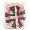 USA 1870 NATIONAL BANK NOTE 6c LINCOLN FANCY CO...