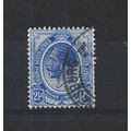 SouthAfrica.SG7 2 1/2d Bright Blue.Fine Used.Au...