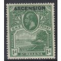 Ascension KGV 1922 ½d Black & Green Mounted Min...
