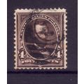 USA 1898 SG 285 4c PURPLE BROWN LINCOLN FINE USED