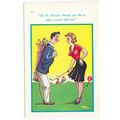 Golf Golfing Play a Round Comic Funny Trow Post...