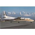 Busy Bee Fokker F27 200 Civil Aircraft Postcard...