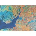 Lower Severn Valley River from Outer Space Astr...