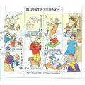 guernsey stamps 1993 rupert the bear miniature ...
