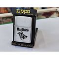 NEW Zippo Brushed Chrome Lighter Marlboro Cowbo...